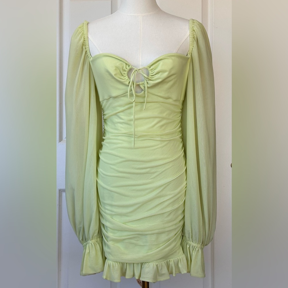 Oh Polly Ruched‎ Sides Mini Dress Size 10 NWT